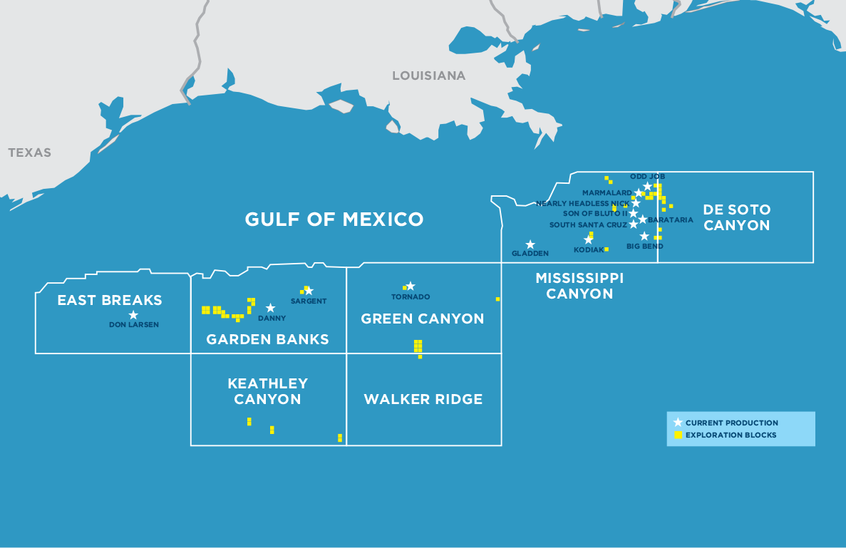 U.S. Gulf of Mexico Kosmos Energy Deepwater Exploration and Production